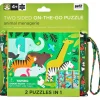 Animal Menagerie Two Sided On-The-Go Puzzle