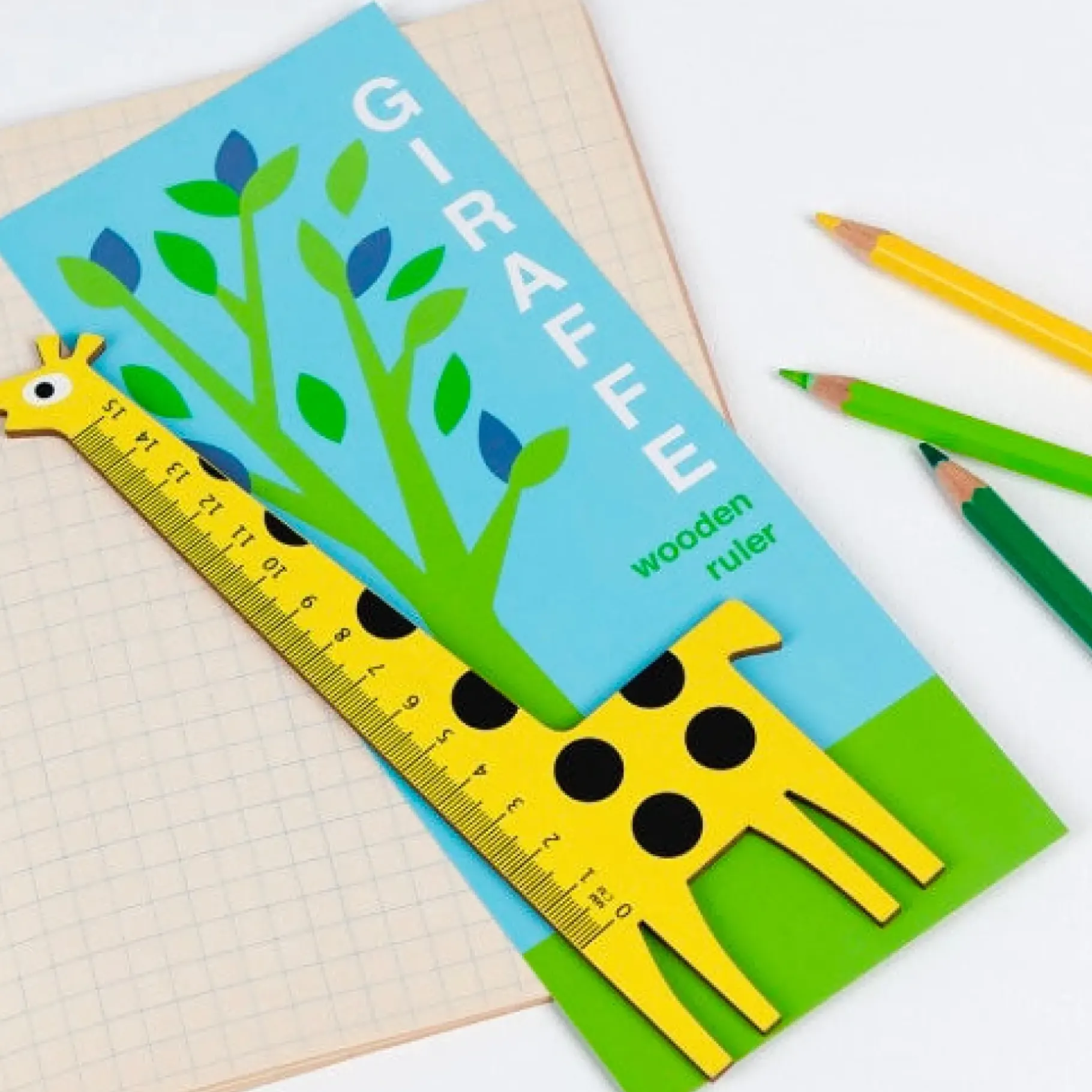 Giraffe Wooden Ruler