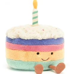 Jellycat Amuseable Rainbow Birthday Cake Large